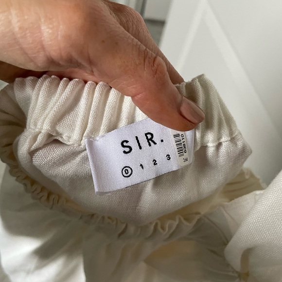 SIR the label Women’s White Alena Cross Over Maxi Dress. Sz 0 - Picture 6 of 10